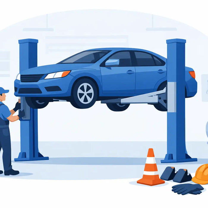 How to Use a 2 Post Car Lift Safely