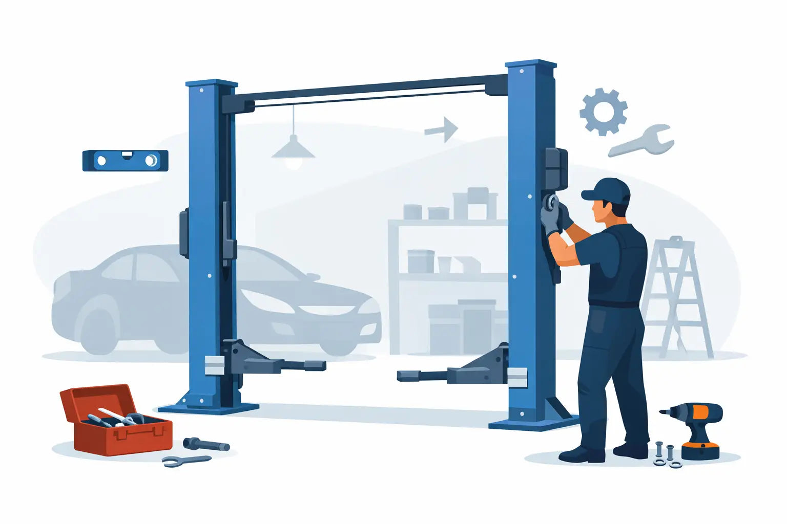 How to Install 2 Post Auto Lift Right