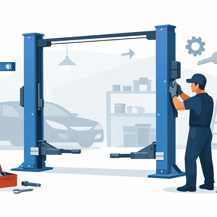 How to Install 2 Post Auto Lift Right