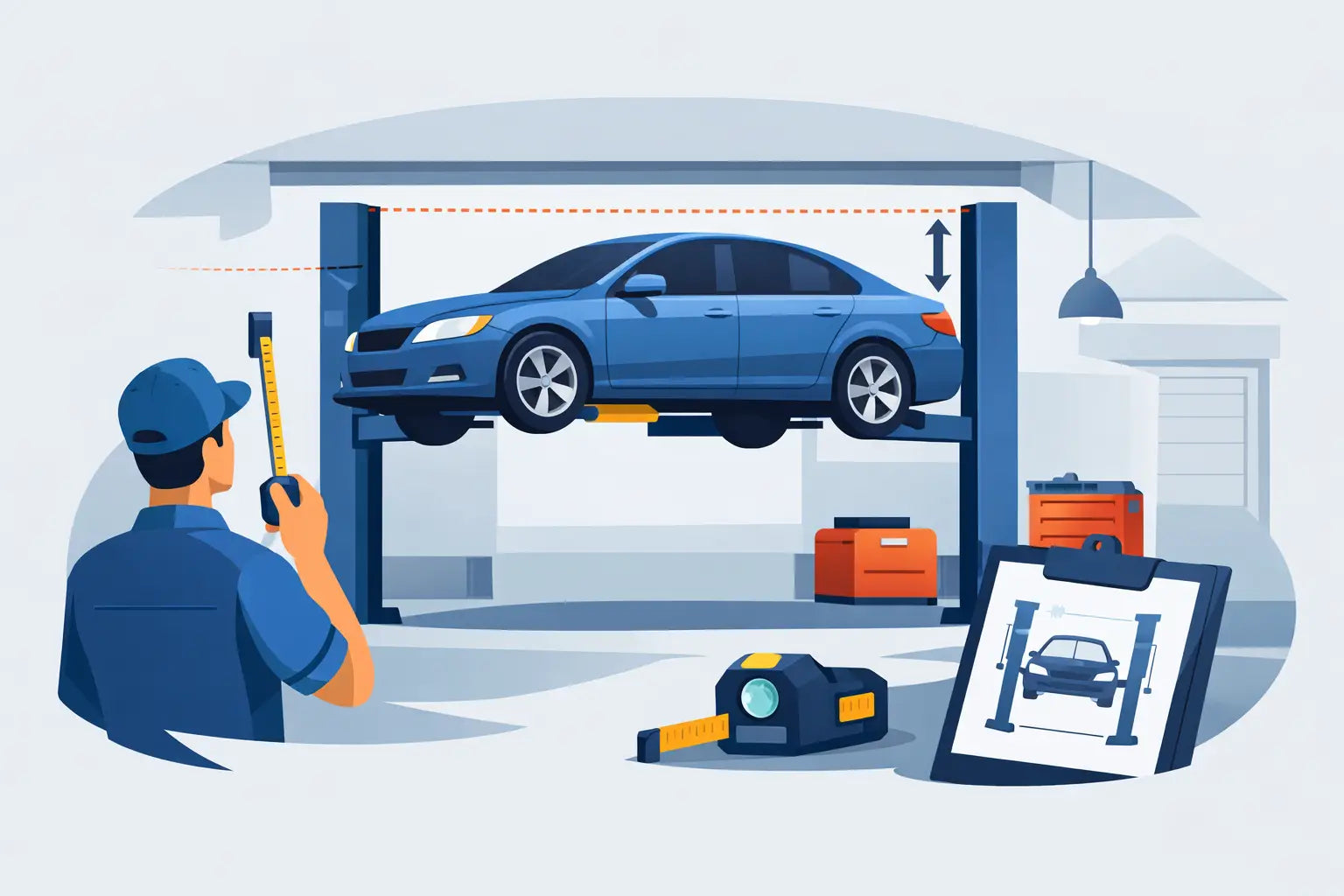 How to Measure Garage Clearance for a Car Lift