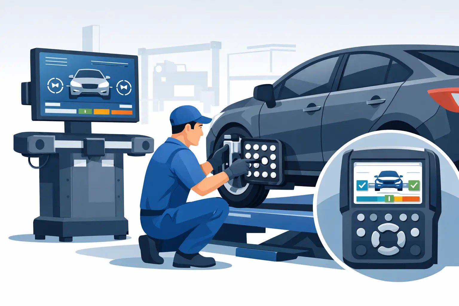 How to Calibrate a Wheel Aligner Correctly