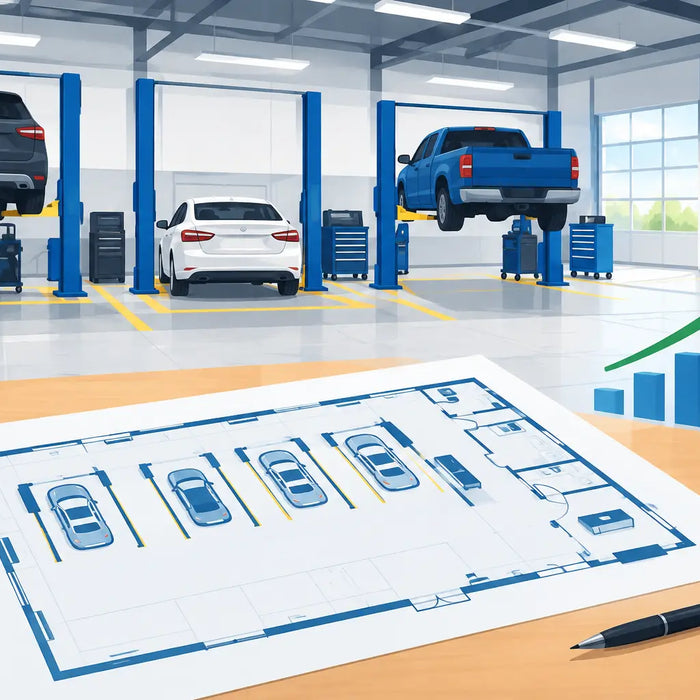 Auto Shop Layout: Plan Bays That Earn More