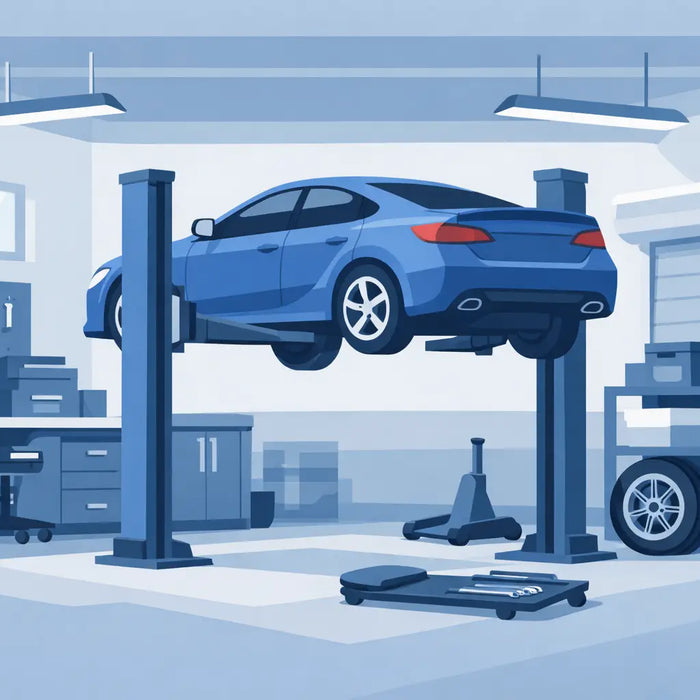 A Home Garage Lift Setup Example That Works