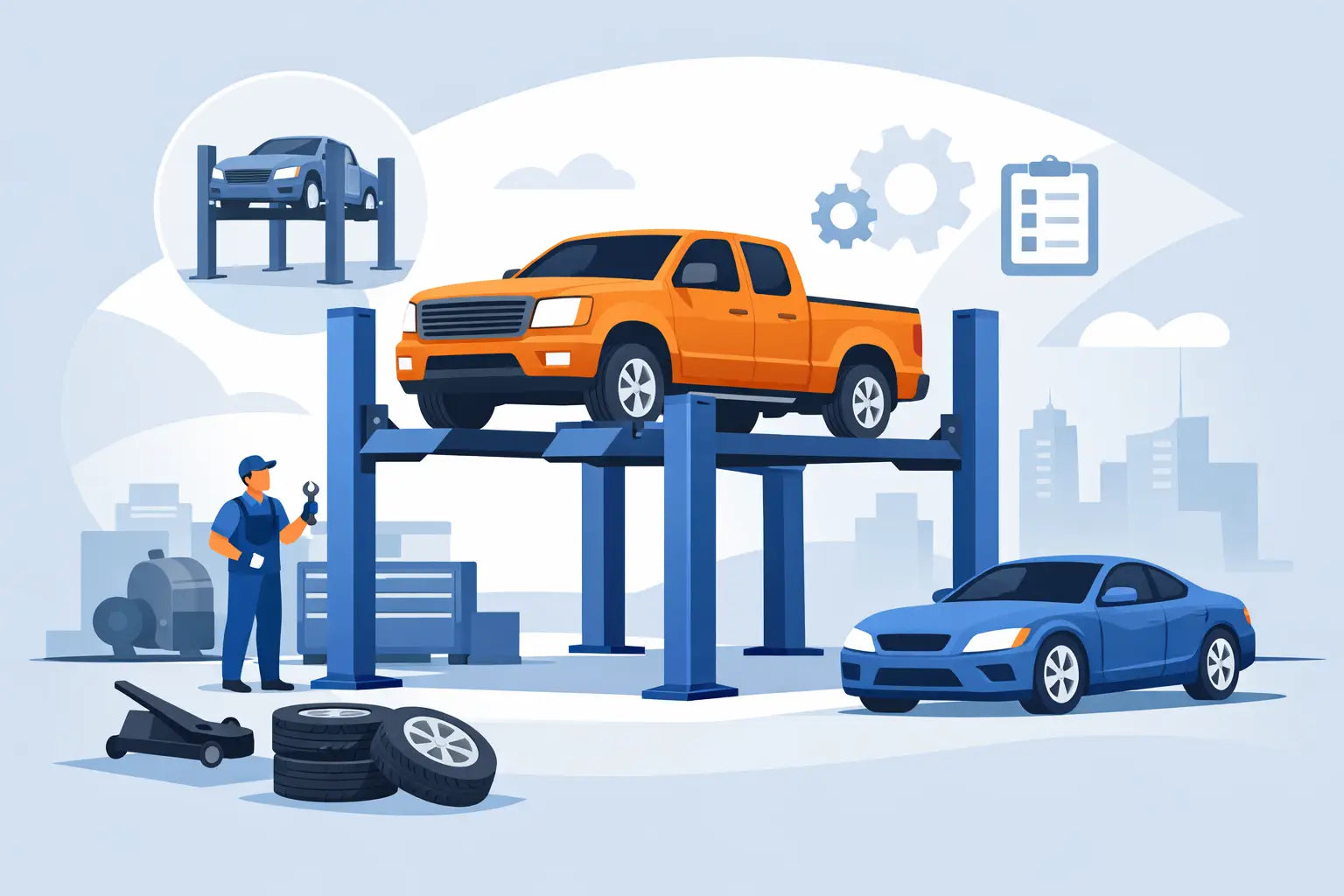 4 Post Heavy Duty Lifts: What to Know