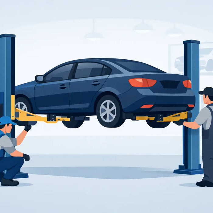 Lift Arm Positioning for Safe Vehicle Service