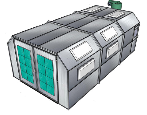 Cross Flow Paint Booths