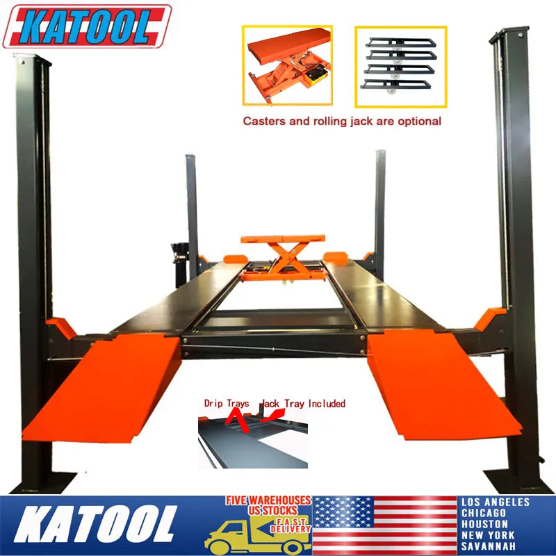 KATOOL KT-4H110 11,000lb 4-Post Lift