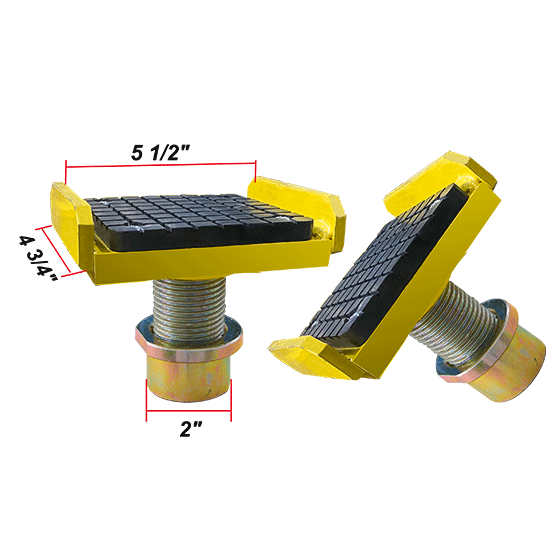 AMGO 21109 Heavy Duty Truck Wide Saddle Adapters (set of 4)