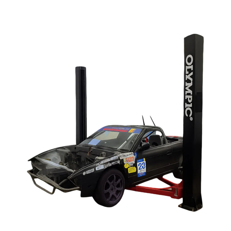 Olympic 2PBP-12 12,000‐lb. HDXL / Base Plate 2-Post Lift / 3-Stage Arms