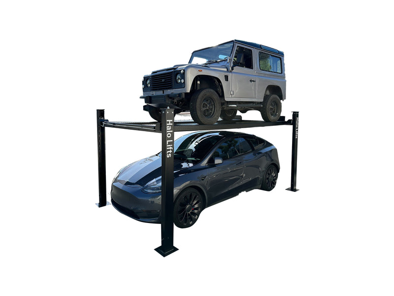 HALO LIFTS HL9K-XL WIDE/LONG/TALL 4-POST CAR LIFT - 9000 LB CAPACITY