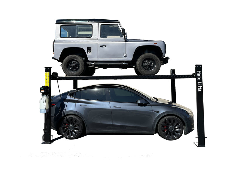 HALO LIFTS HL9K-XL WIDE/LONG/TALL 4-POST CAR LIFT - 9000 LB CAPACITY