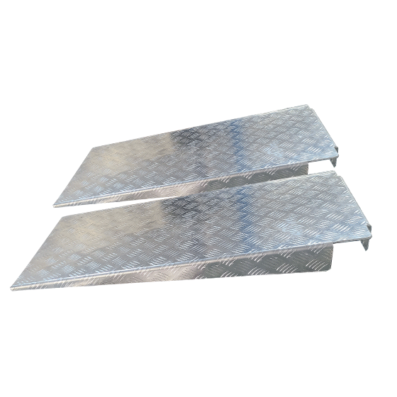 AMGO 40815 Extended Aluminum Drive-in Ramps (set of 2)