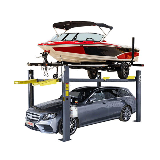 AMGO 409-HPX 9,000 lb Capacity/Extended Height & Capacity 4-Post