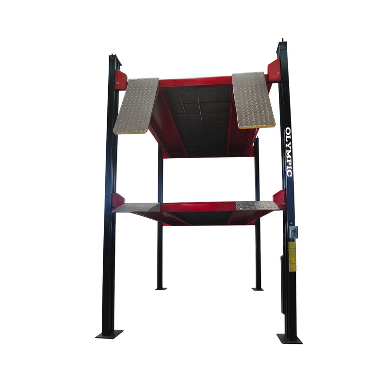 Olympic 4P-4032XL Gold Series Three Level 3-Car Stacking Lift / 9,000 and 7,000 Lb. Capacity