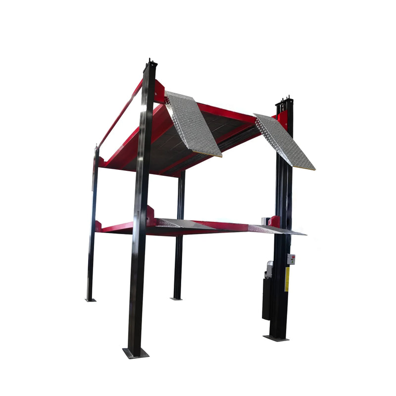 Olympic 4P-4032XL Gold Series Three Level 3-Car Stacking Lift / 9,000 and 7,000 Lb. Capacity
