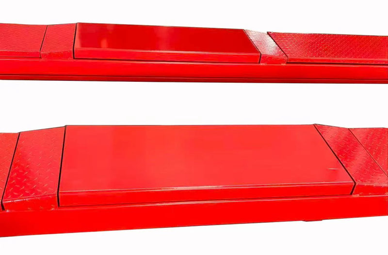 “The Bad Boy" Model: 4PXL-10B XL Portable 10,000 Lb. Lift Features Built-in Scissor Jacks, Adjustable Width Runway / 84″ Storage Space / 125″ Between Posts / 229″ Platform Length / 10-Year Warranty / SHIPS FREE! (regular price is $10,616))
