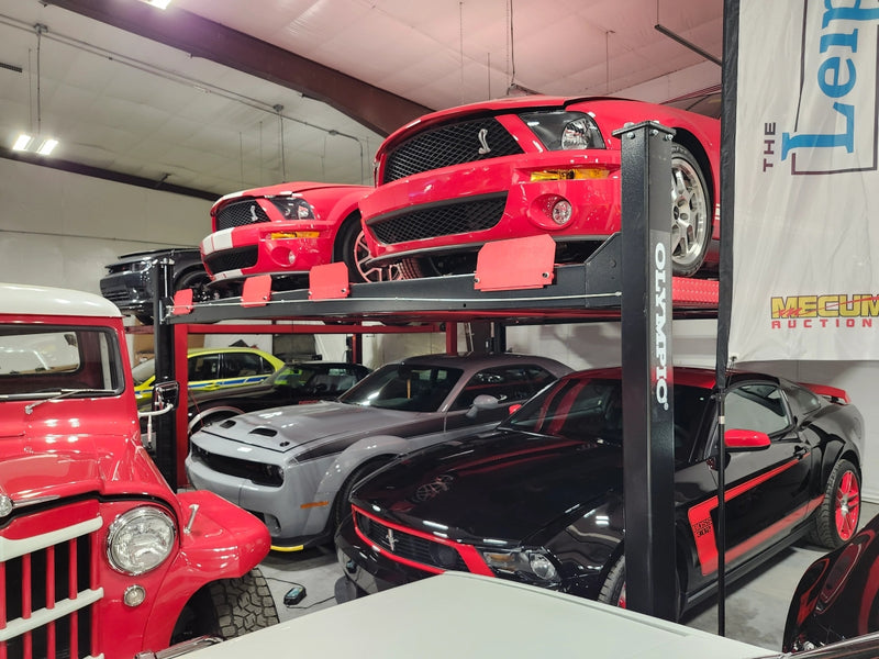 Olympic 4PXW-10 10,000-lb. Capacity Gold Series Two Car Stacker Lift / Four Car Storage Capacity