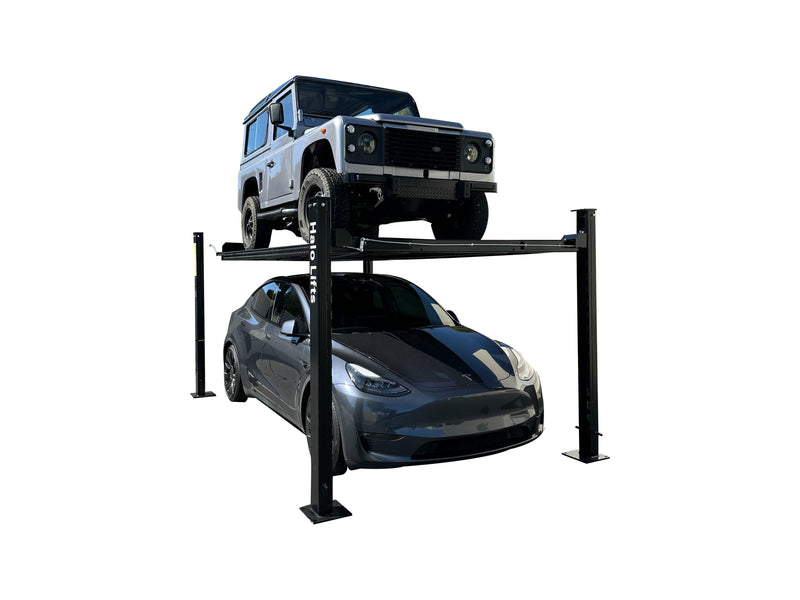 HALO LIFTS HL9K-XL WIDE/LONG/TALL 4-POST CAR LIFT - 9000 LB CAPACITY