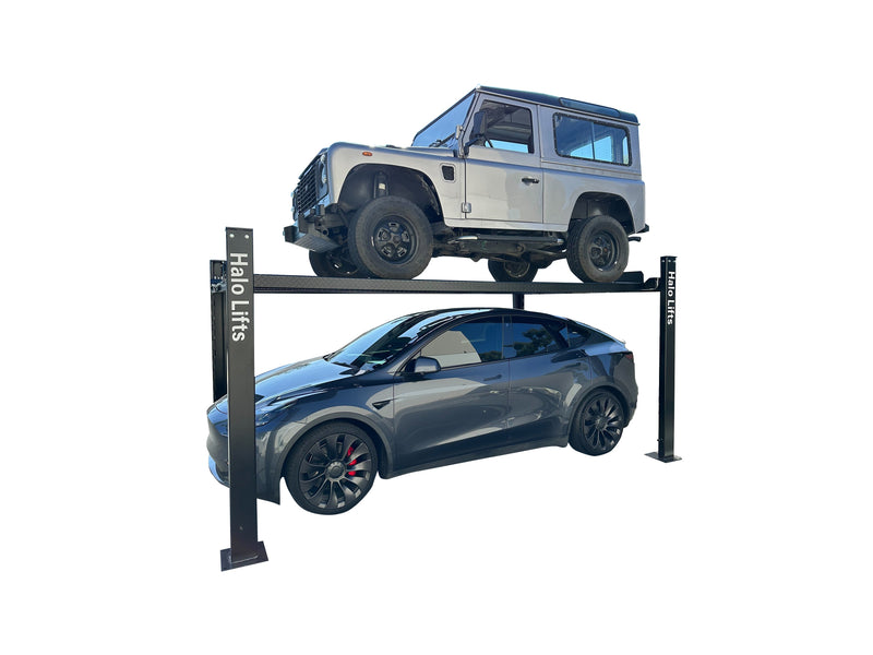 HALO LIFTS HL9K-XL WIDE/LONG/TALL 4-POST CAR LIFT - 9000 LB CAPACITY