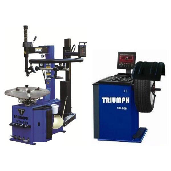 Triumph NTC-950-1 / NTB-800 Tire Changer Wheel Balancer Combo