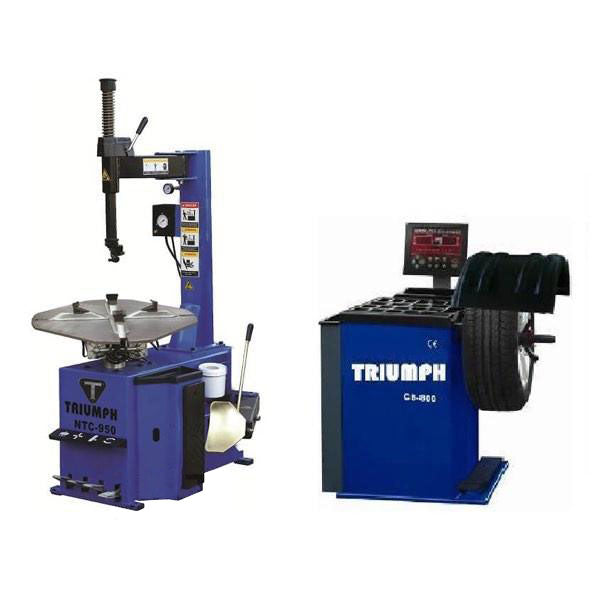 Triumph NTC-950 / NTB-800 Tire Changer Wheel Balancer Combo