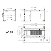 AP-9H dimensions diagram