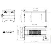 AP-9H-XLT dimensions diagram