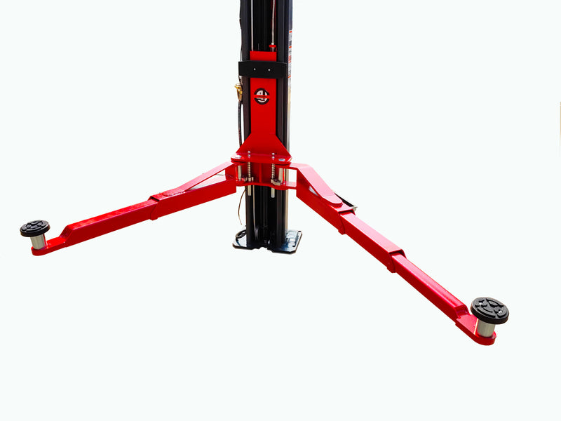 KATOOL KT-AS110D 11,000lb 2-Post Asymmetrical Clearfloor Lift 220V