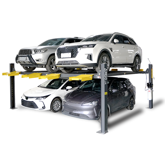 AMGO 409-DPX 9,000 lb 4-Post Double Parking Lift Longer & Taller
