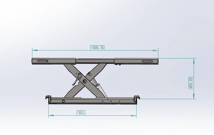 KATOOL 5,000lb Rolling Jack KT-RJ50