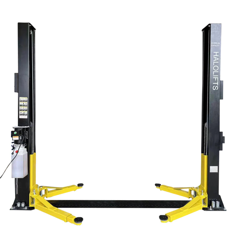 Halo HL2-10K Base Plate 2 Post Car Lift - 10,000 LB Capacity  Weight: 1,177lb | 2 hp motor