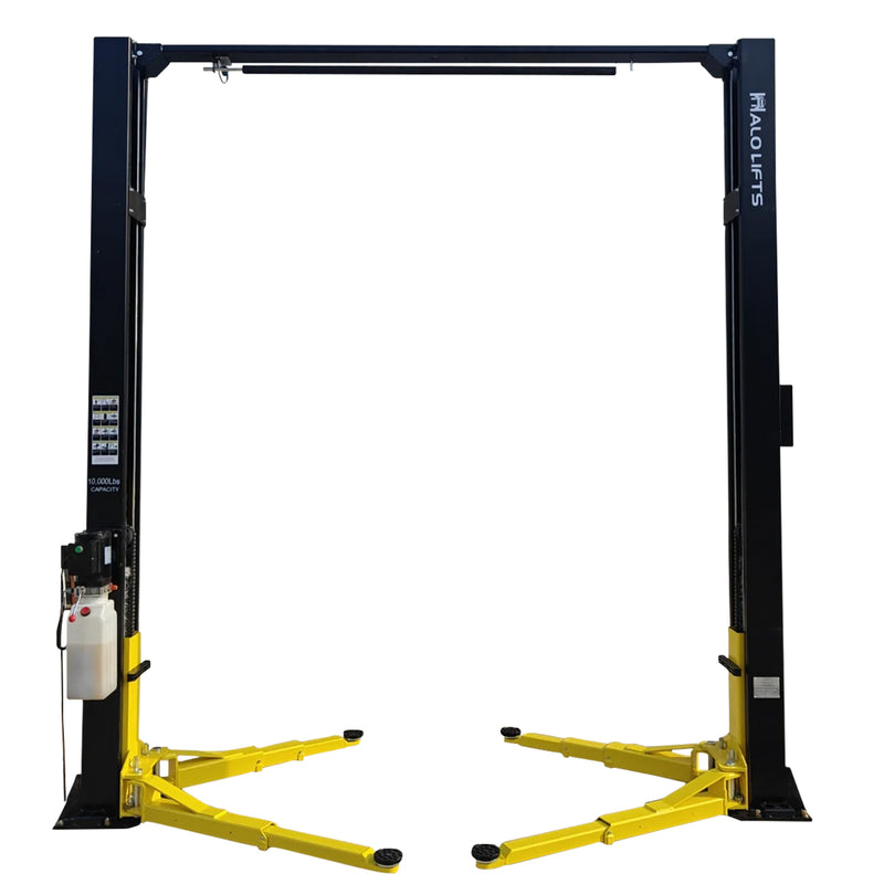 Halo HL2C-12K Clear Floor 2 Post Car Lift - 12,000 LB Capacity