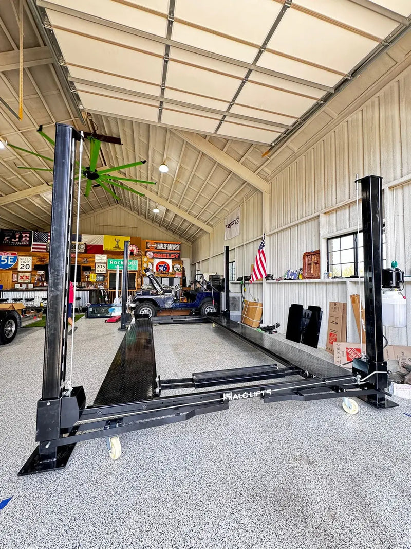 Halo Lifts HL7.5K-TRAILER PRO Trailer Lift 4 Post Car Lift - 7,500 LBS Capacity
