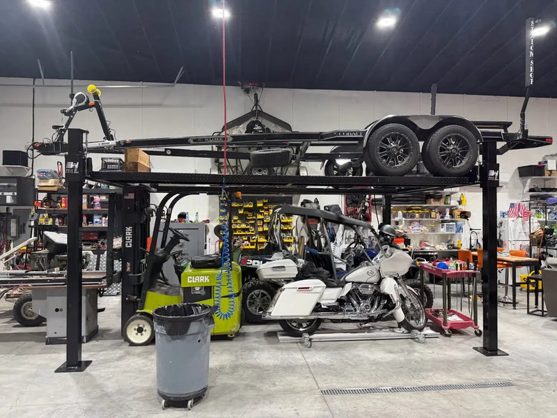 Halo Lifts HL7.5K-TRAILER PRO Trailer Lift 4 Post Car Lift - 7,500 LBS Capacity