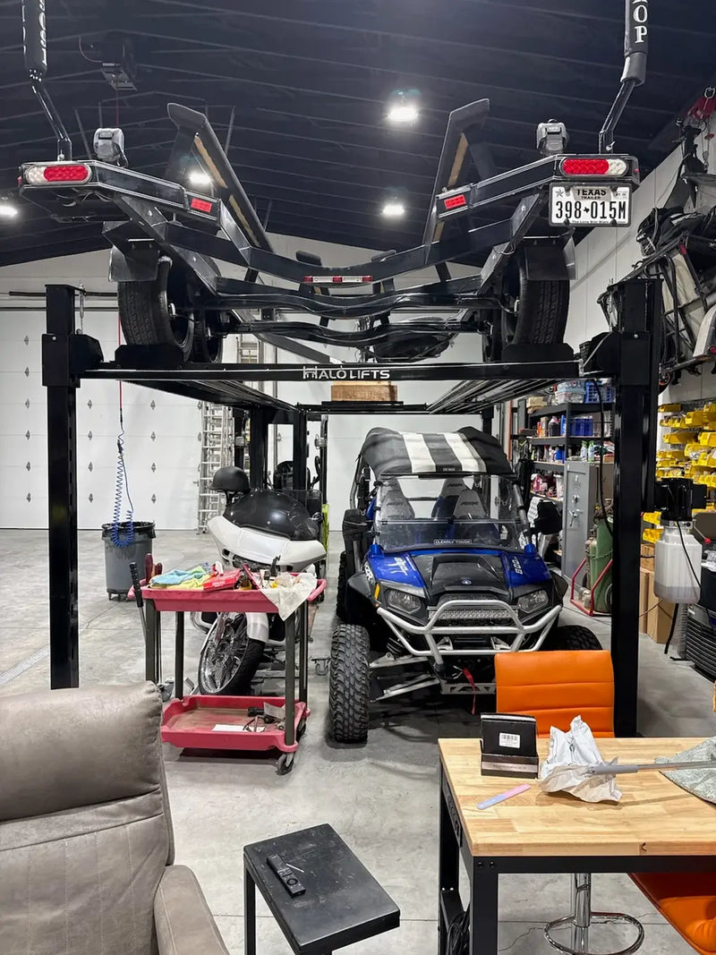 Halo Lifts HL7.5K-TRAILER PRO Trailer Lift 4 Post Car Lift - 7,500 LBS Capacity
