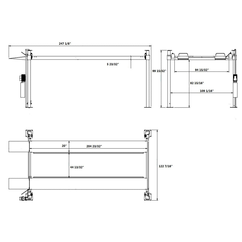 HW-4P11S dimensions diagram