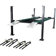HW-8SXLT 8,000 lb 4-post portable parking storage lift front view