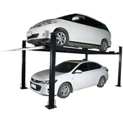 HW-8S 4-post lift with aluminum ramps