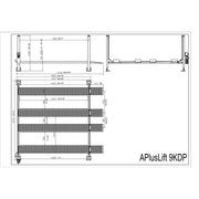 HW-9KDP dimensions diagram
