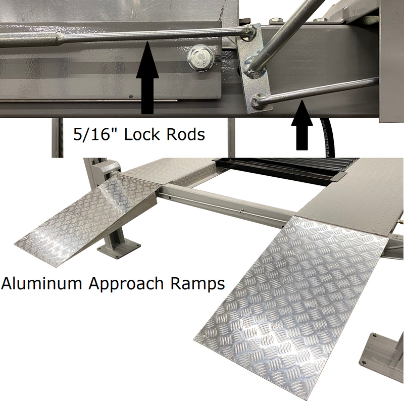 Triumph NSS-8 8,000 lb 4-Post Service/Storage Lift (Standard Length)