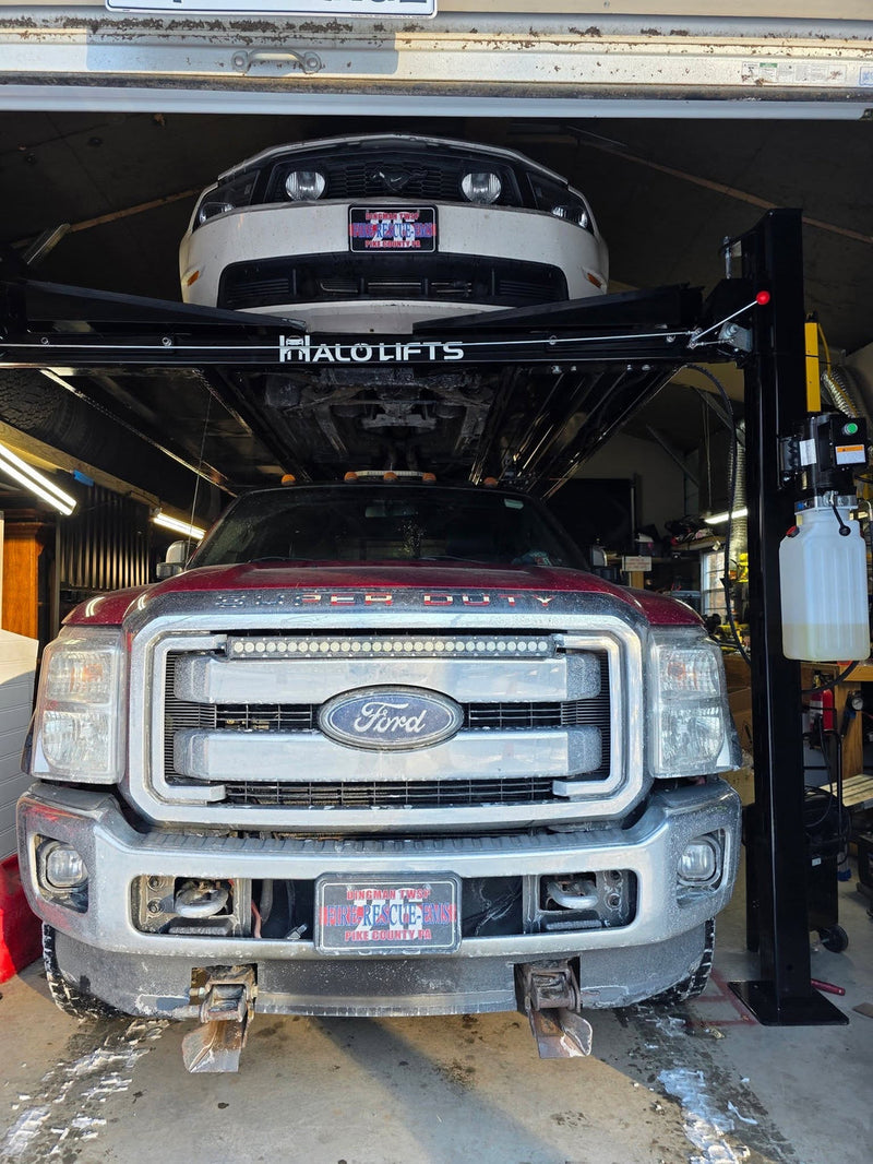 HALO LIFTS HL12K-PROTRUCK PRO Truck Lift 4 Post Car Lift - 12,000 LBS Capacity