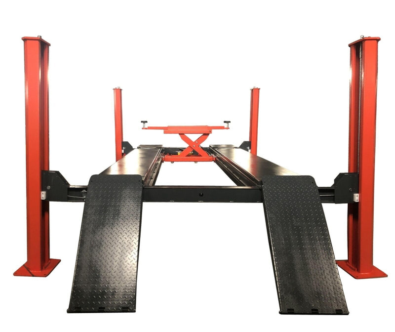 KATOOL KT-4H150 15,000lb 4-Post Alignment Lift (One 6k Rolling Jack Included)