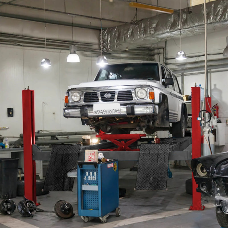 KATOOL KT-4H150 15,000lb 4-Post Alignment Lift (One 6k Rolling Jack Included)