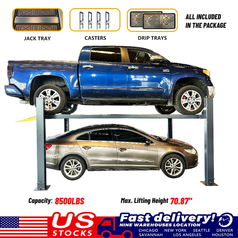 KATOOL 8,500lb 4-Post Lift KT-4H850