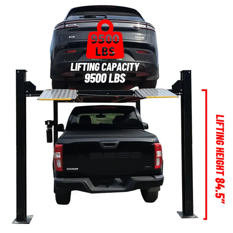 KATOOL KT-4H950 9,500lb Heavy Duty 4-Post Lift  110V