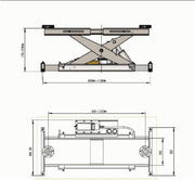 KATOOL KT-4M110PA 4-Post Alignment Lift