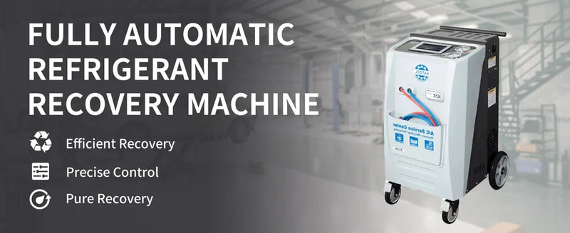 KATOOL KT-AC1800 Fully Automatic R-134A Recovery, Recycle & Recharge DUAL Machine