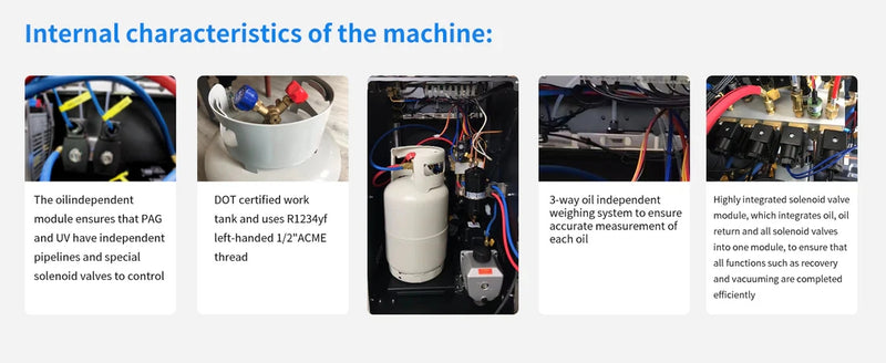 KATOOL KT-AC1800 Fully Automatic R-134A Recovery, Recycle & Recharge DUAL Machine