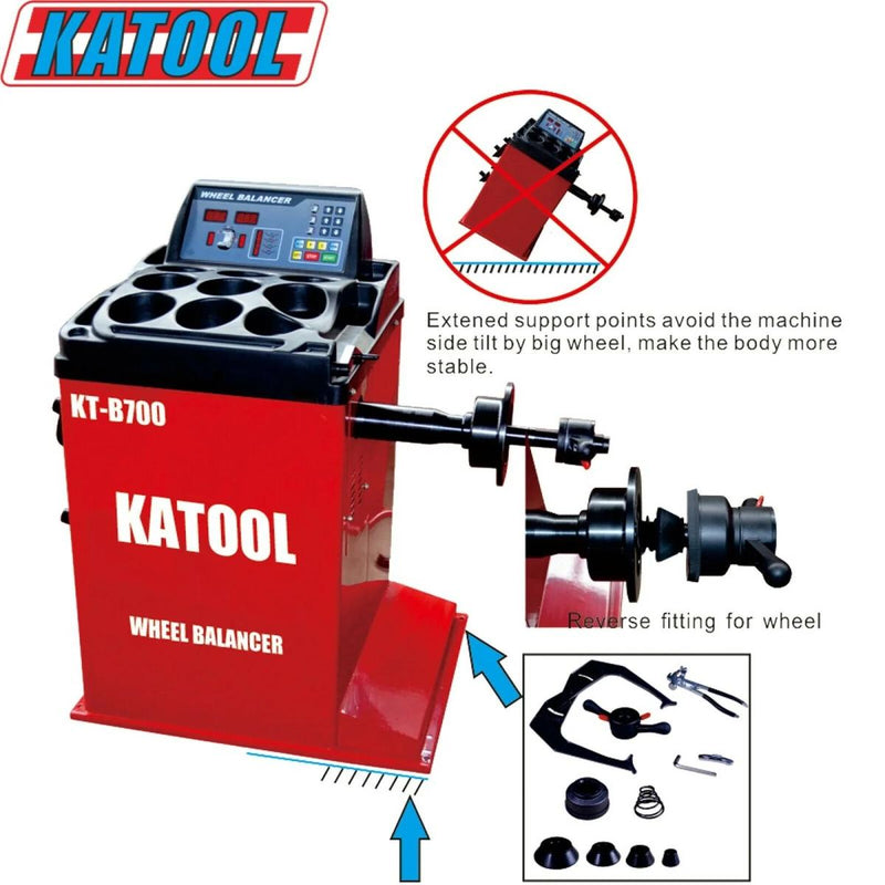 KATOOL KT-B700 WHEEL BALANCER