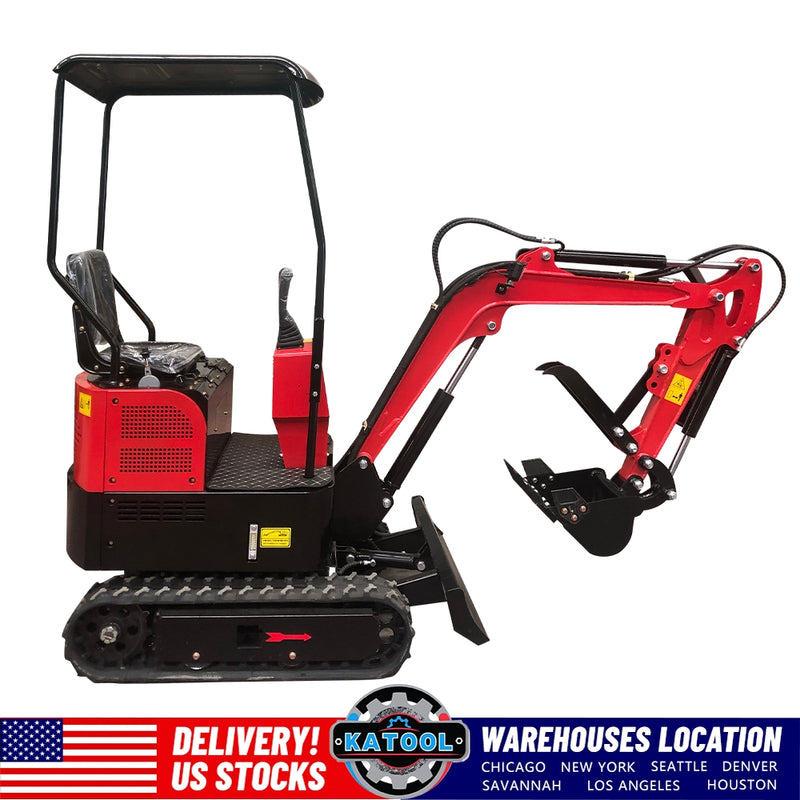 KATOOL KT-EX20 Mini Excavator Crawler Digger Bucket B&S Gas Engine